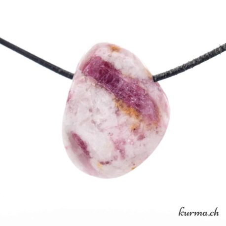 Pendentif Tourmaline Rose sur Granite - Nº10555.11-3 disponible dans la boutique en ligne Kûrma. Votre magasin de pierre et minéraux en suisse