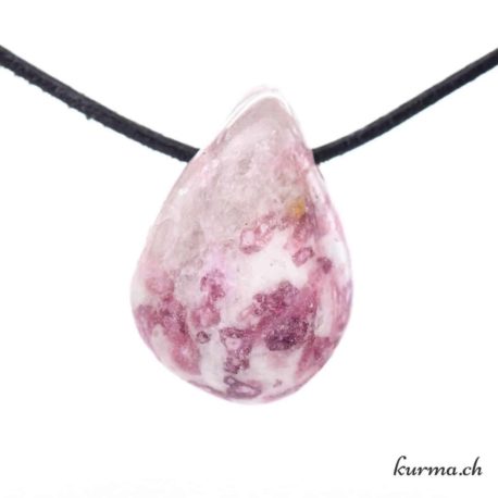 Pendentif Tourmaline Rose sur Granite - Nº10555.9-1 disponible dans la boutique en ligne Kûrma. Votre magasin de pierre et minéraux en suisse