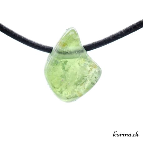 Pendentif Tourmaline Verte - N°8552.5-3 disponible dans la boutique en ligne Kûrma. Votre bijouterie Suisse en ligne.