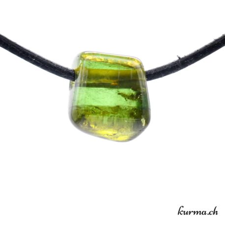 Pendentif Tourmaline Verte - N°8552.6-1 disponible dans la boutique en ligne Kûrma. Votre bijouterie Suisse en ligne.