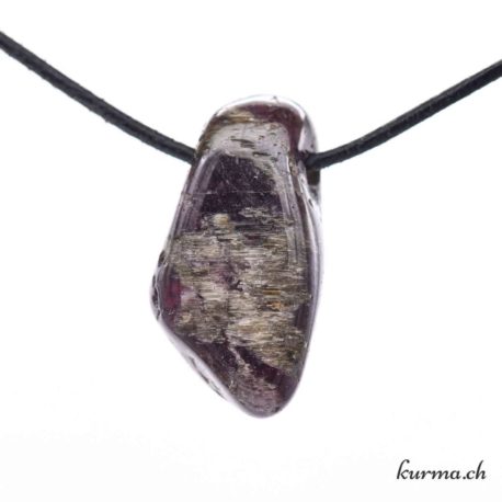 Pendentif Tourmaline Violette et Verte - Nº5946.3-1 disponible dans la boutique en ligne Kûrma. Votre magasin de pierre et minéraux en suisse