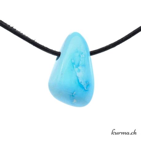 Pendentif Turquoise - Nº10553.6-1 disponible dans la boutique en ligne Kûrma. Votre magasin de pierre et minéraux en suisse