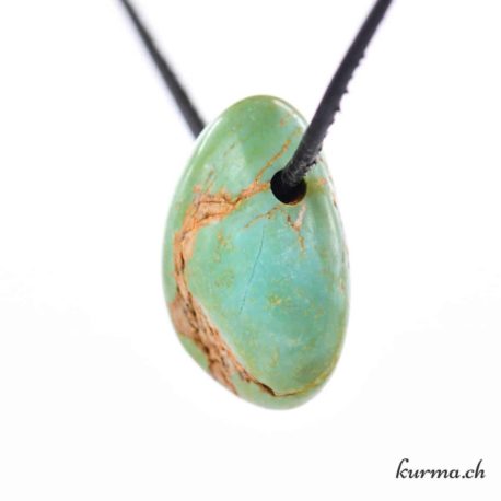Pendentif Turquoise stab - Nº8731.7-2 disponible dans la boutique en ligne Kûrma. Votre magasin de pierre et minéraux en suisse