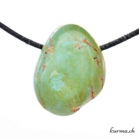 Pendentif Turquoise stab - Nº8731.7-3 disponible dans la boutique en ligne Kûrma. Votre magasin de pierre et minéraux en suisse