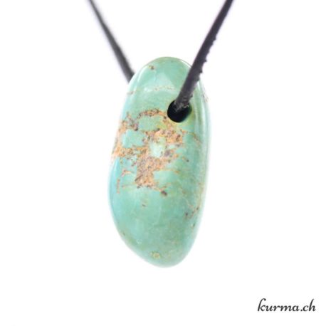 Pendentif Turquoise stab - Nº8731.8-2 disponible dans la boutique en ligne Kûrma. Votre magasin de pierre et minéraux en suisse