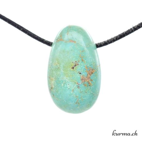 Pendentif Turquoise stab - Nº8731.8-3 disponible dans la boutique en ligne Kûrma. Votre magasin de pierre et minéraux en suisse
