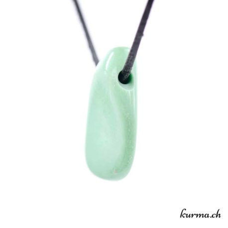 Pendentif Variscite - N°7239.3-2 disponible dans la boutique en ligne Kûrma. Votre bijouterie Suisse en ligne.