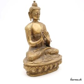 Statue de Bouddha Dharmachakra Mudra - Bronze - 20cm - N°6016 • bouddha 1 2 1 Statue de Bouddha Dharmachakra Mudra – Bronze – 20cm – N°6016