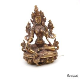Tara verte en bronze - 15cm - N°1201 • bouddha 6 1 1 Tara verte en bronze – 15cm – N°1201