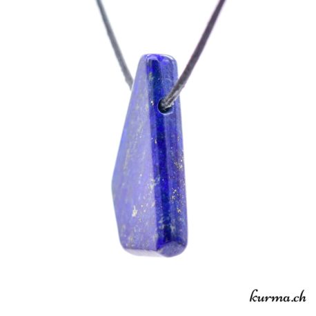 Pendentif Lapis Lazuli - N°5458.6-2 disponible dans la boutique en ligne Kûrma. Votre magasin de pendentif en pierre naturels suisse