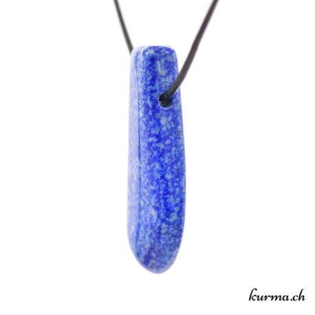 Pendentif Lapis Lazuli - N°7139.3-2 disponible dans la boutique en ligne. Kûrma ta boutique Suisse de pendentifs en pierre naturelles.