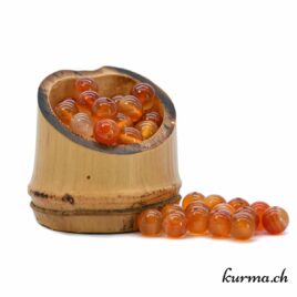 Cornaline - Perles 8-8.5mm