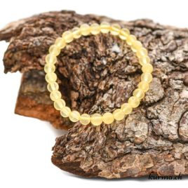 Bracelet Calcite jaune brillante 6mm