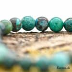 Bracelet Chrysocolle Du Mexique – Lithothérapie, 18-19 Cm, Sans Fermoir, Pierre Naturelle