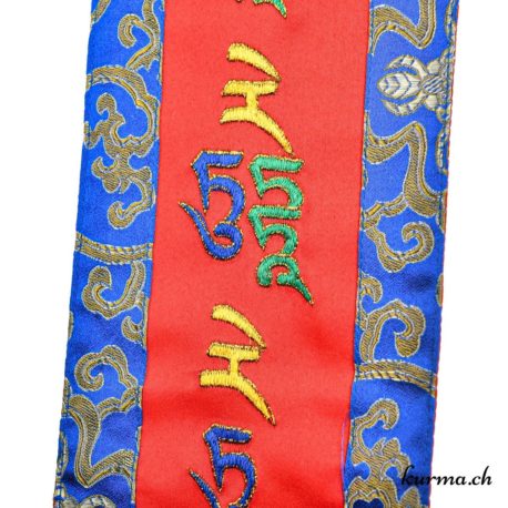 Bannière tibétaine - Mantra Tara - 12x58cm