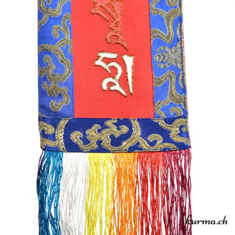 Bannière tibétaine - Mantra Tara - 12x58cm
