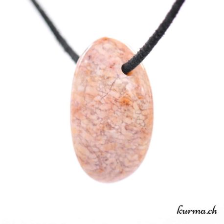 Agate mousse rose collier