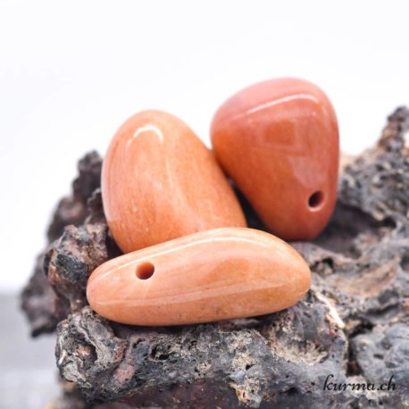 Pendentif Aventurine Orange (b) - N°13704-3 disponible dans la boutique en ligne Kûrma. Votre magasin de pierre et minéraux en suisse