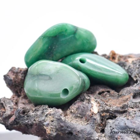 Pendentif Budstone ''Jade d'Afrique'' (c) - N°7293-2 disponible dans la boutique en ligne Kûrma. Votre magasin de pierre et minéraux en suisse