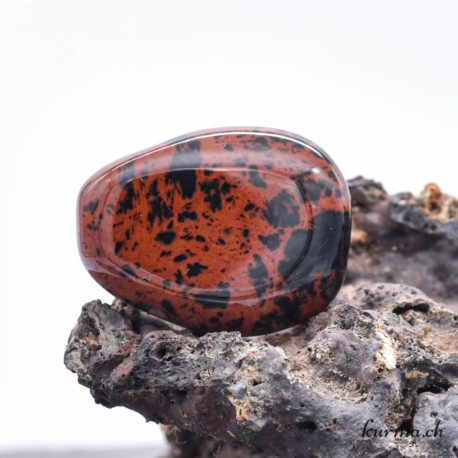 Pendentif Obsidienne Acajoux (b) - N°7896-2 disponible dans la boutique en ligne Kûrma. Votre magasin de pierre et minéraux en suisse