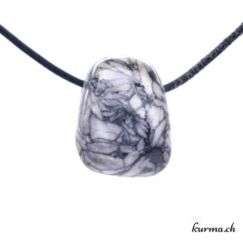 Pinolite – Magnésite avec Graphite – Bijou en pierre naturelle – N°10542.5