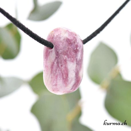 Pendentif Tourmaline Rose sur Granite - N°10555.2-2 disponible dans la boutique en ligne. Kûrma ton magasin de pierres semi-précieuses en Suisse