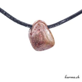 Zircon ”Hyacinthe” – Collier en pierre percée – N°11798.4