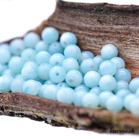 Perle Amazonite 4-4.5mm (pt) - Nº10702-2 disponible dans la boutique en ligne. Kûrma ta boutique Suisse de bijoux en perles et de création