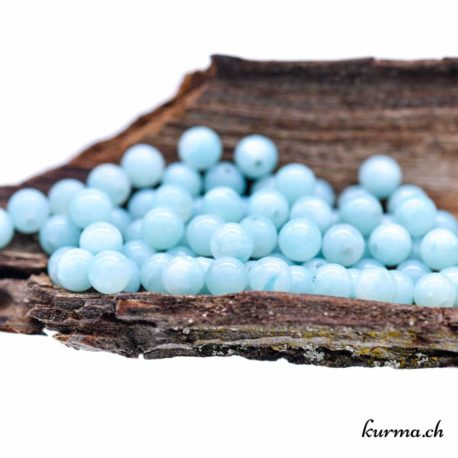 Perle Amazonite 4-4.5mm (pt) - Nº10702-3 disponible dans la boutique en ligne. Kûrma ta boutique Suisse de bijoux en perles et de création