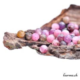 Perles en Tourmaline multicolore 4mm