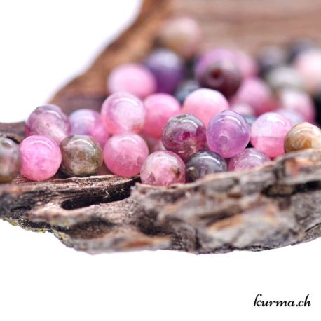 Perle Tourmaline Multicolore 4-4.5mm - Nº10752-3 disponible dans la boutique en ligne. Kûrma ta boutique Suisse de bijoux en perles et de création
