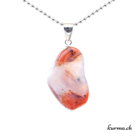 Agate rouge 'Agate marocaine' bijou en argent 925