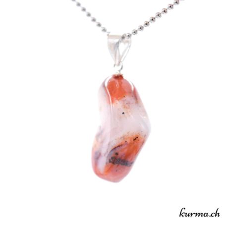 Agate rouge 'Agate marocaine' bijou en argent 925