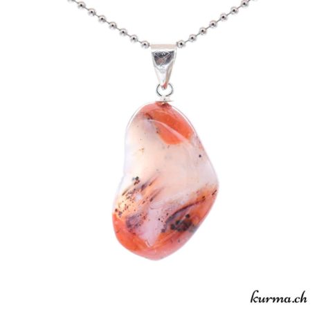 Agate rouge 'Agate marocaine' bijou en argent 925