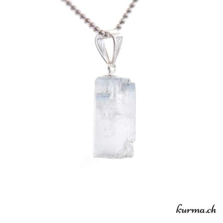 Pendentif Aigue Marine Cristal avec boucle en argent - N°11611.3-3 disponible dans la boutique en ligne. Kûrma ton magasin de pierres semi-précieuses en Suisse