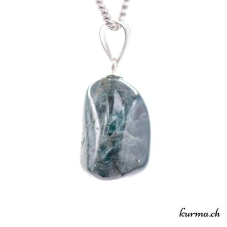 Apatite verte pendentif en argent 925