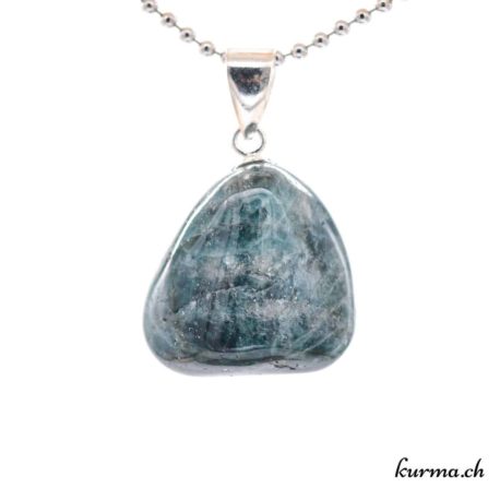 Apatite verte pendentif en argent 925