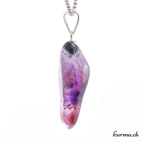 Auralite pendentif boucle en argent