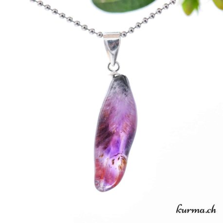 Auralite pendentif boucle en argent