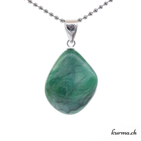 Pendentif Buddstone avec boucle en argent - N°11633.3-3 disponible dans la boutique en ligne. Kûrma ton magasin de pierres semi-précieuses en Suisse