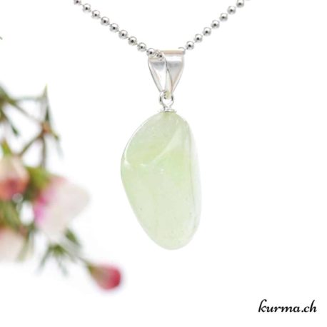 Calcite verte bijou en argent 925