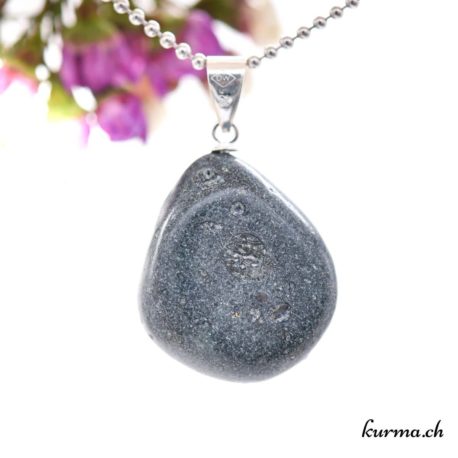 Kimberlite pendentif boucle en argent