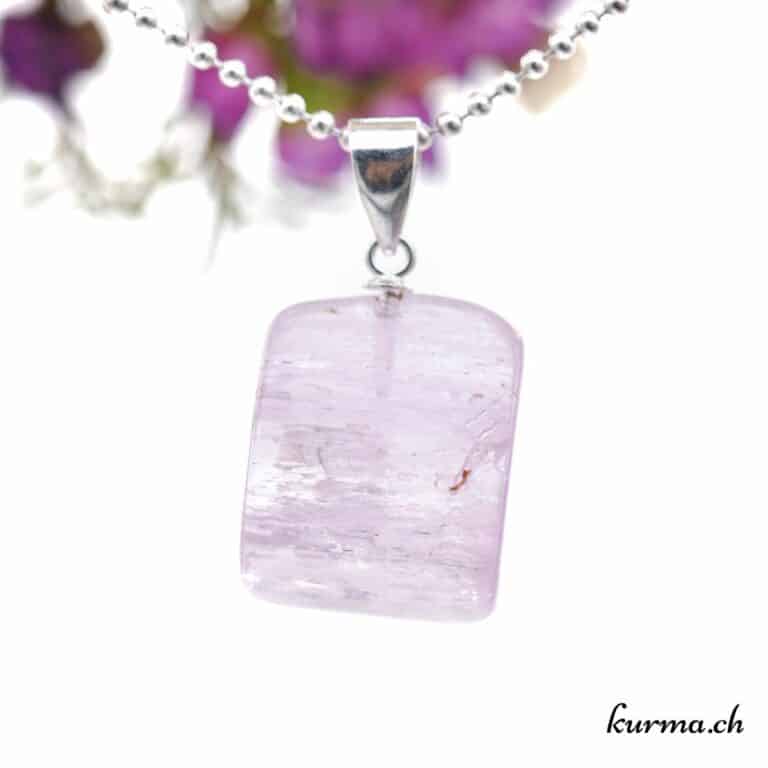 Pendentif Kunzite(Monture Argent)