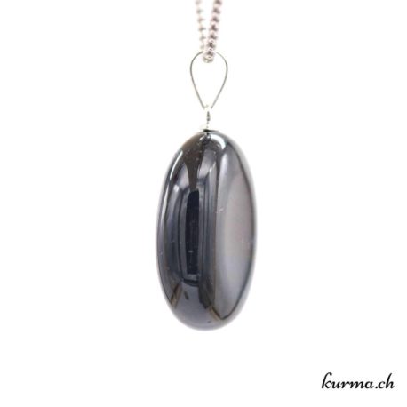 Pendentif Obsidienne Arc-En-Ciel avec boucle en argent - N°11700.1-2 disponible dans la boutique en ligne. Kûrma ton magasin de pierres semi-précieuses en Suisse