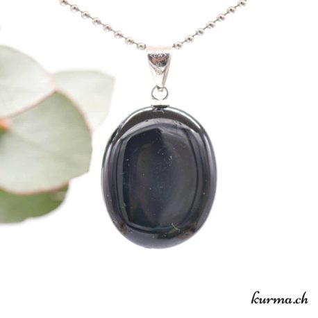 Pendentif Obsidienne Arc-En-Ciel avec boucle en argent - N°11700.3-1 disponible dans la boutique en ligne. Kûrma ton magasin de pierres semi-précieuses en Suisse