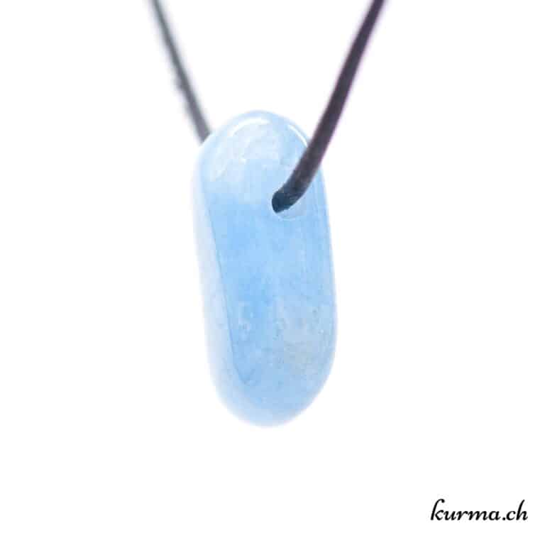 Aigue-marine pendentif en pierre • Kûrma • Lithothérapie