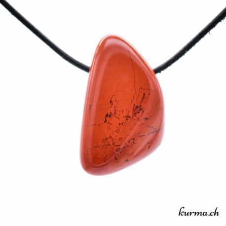Pendentif Jaspe Rouge - N°8599.2-3 disponible dans la boutique en ligne Kûrma. Votre boutique de pierre semi-précieuse en suisse