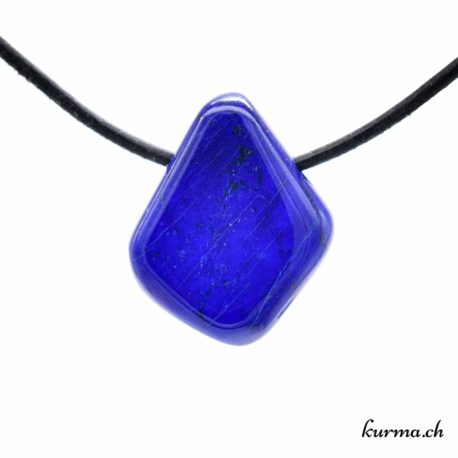 Pendentif Lapis Lazuli - N°10531.4-1 disponible dans la boutique en ligne Kûrma. Votre boutique de pierre semi-précieuse en suisse