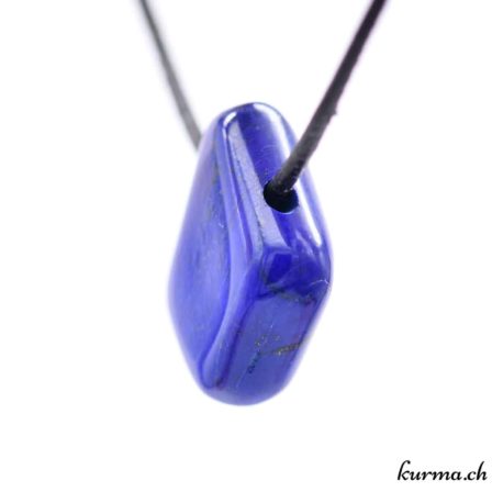 Pendentif Lapis Lazuli - N°10531.4-2 disponible dans la boutique en ligne Kûrma. Votre boutique de pierre semi-précieuse en suisse