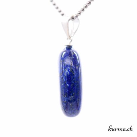 Pendentif Lapis Lazuli avec boucle en argent - N°8830.8-2 disponible dans la boutique en ligne Kûrma. Votre boutique de pierre semi-précieuse en suisse